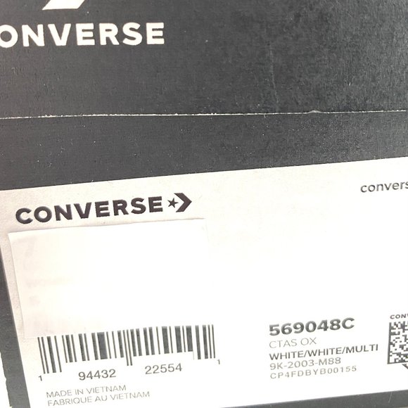 Converse Chuck Taylor AS Canvas Low White Multi W - Picture 10 of 10